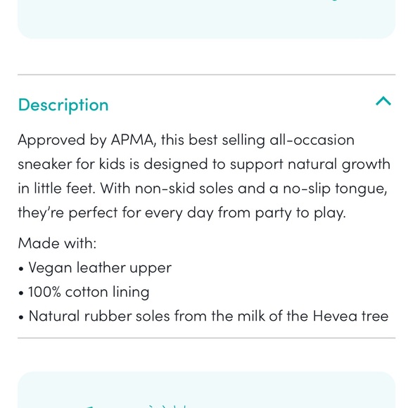 Ten Little Shoes Ten Little Everyday Vegan Leather Sneaker In